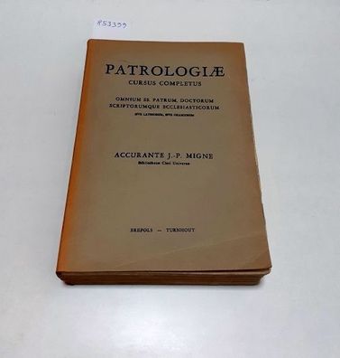 Patrologiae Cursus Completus : Patrologiae Latinae Tomus CLV :