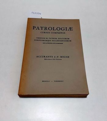 Patrologiae Cursus Completus : Patrologiae Latinae Tomus LXXV :