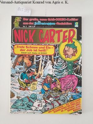 Nick Carter Comic Album Nr. 2, mit Die Sturmtruppen Gag-Comic-knüller