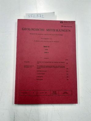 Geologische Mitteilungen - Band 11, Heft 4