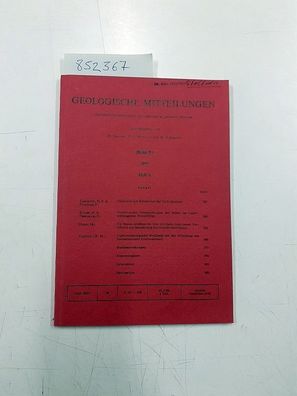 Geologische Mitteilungen - Band 10, Heft 4