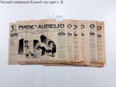 Marc' Aurelio : Anno XIII (1943) : N. 3,7,11-19,22,23,25-27 : Konvolut 16 Hefte :