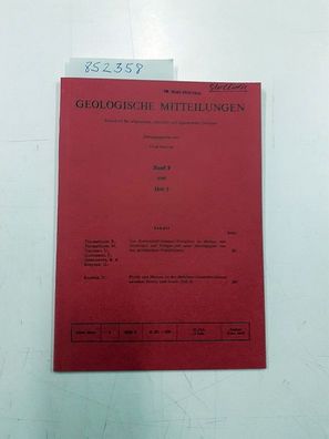 Geologische Mitteilungen - Band 9, Heft 3