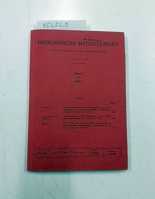 Geologische Mitteilungen - Band 4, Heft 3