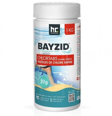 1 kg BAYZID® Chlortabs 20g schnell löslich Chor Tabletten