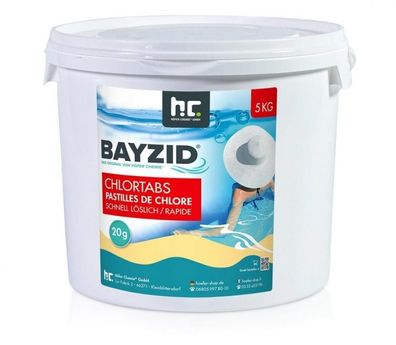 5 kg BAYZID® Chlortabs 20g schnell löslich Chlor Tabletten