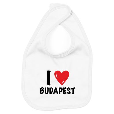 Lätzchen I love Budapest