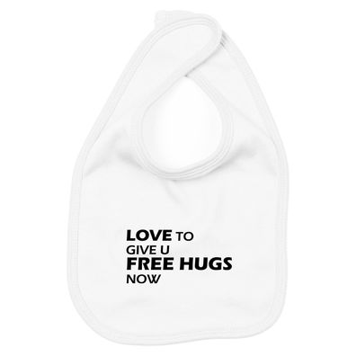 Lätzchen Love to Give You Free Hugs Now