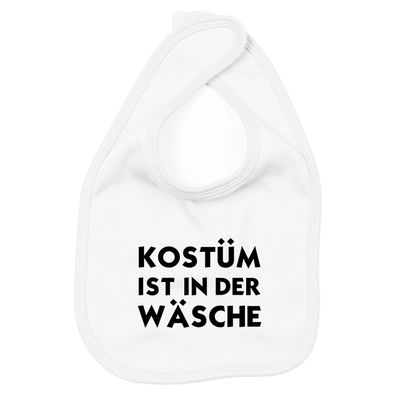 Lätzchen Kostüm ist in der Wäsche