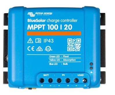 Victron Energy BlueSolar MPPT 100/20 (up to 48V) Retail : SCC110020170R