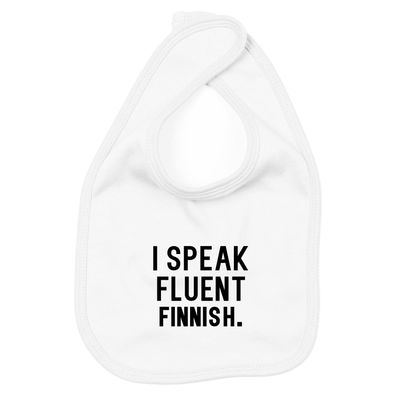 Lätzchen I speak fluent finnish