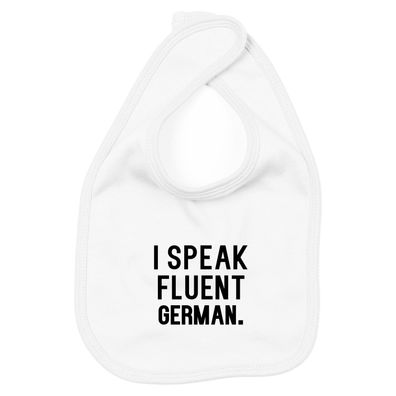 Lätzchen I speak fluent german