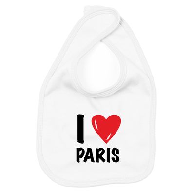 Lätzchen I love Paris
