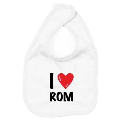 Lätzchen I love Rom