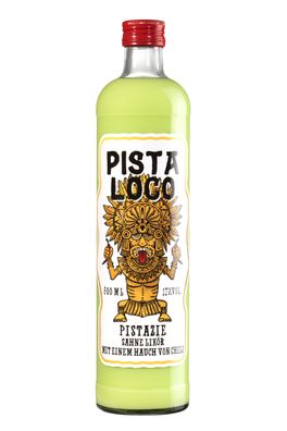 Pista Loco Pistazien-Sahne-Likör mit Chili 0,5l 17%vol.