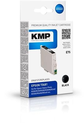 KMP Patrone E75 komp. zu T048140 für Epson Stylus Photo R300 sch