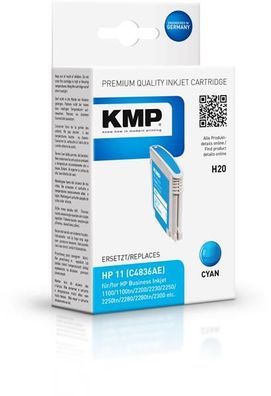 KMP Patrone H20 komp. C4836AE HP11 für HP 2000C/2500C/ Business I