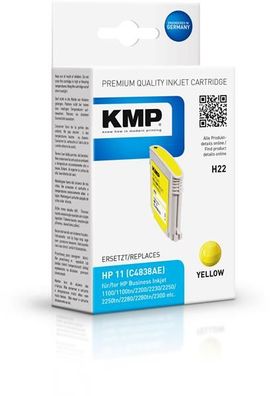 KMP Patrone H22 komp. C4838AE HP11 für HP 2000C/2500C/ Business I