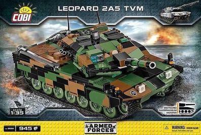 COBI-2620 Armed Forces Bausatz Panzer Leopard 2A5 TVM
