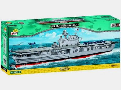 COBI-4815 Historical Collection WWII WAR SHIPS USS Enterprise (CV-6) Schlachtschiff