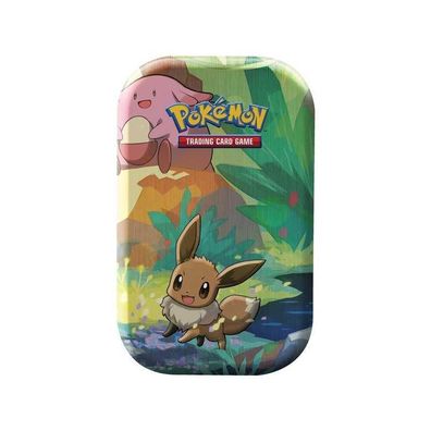 Pokémon 1x Kanto Freunde Mini Tin-Box inkl. 2 Booster - Evoli DE Artwork