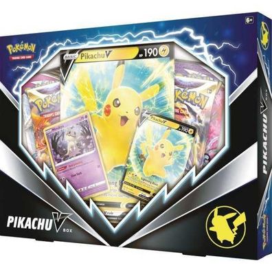 Pokémon Pikachu V Collection Box (englische Karten) - 4 Booster Packs