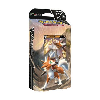 Pokémon V Battle Deck Lycanroc-V - 60 english trading cards - ready to play