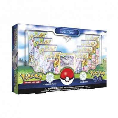 Pokémon GO Radiant Eevee Premium Collection (englisch cards) - 8 Boosterpacks