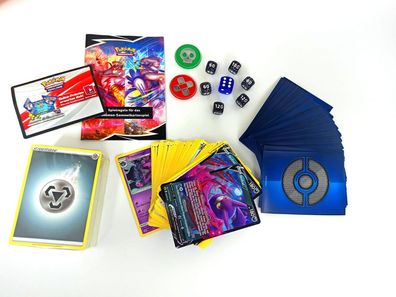 150+ Pokémon-Karten + 65 Sleeves + Spielanleitung Deutsch - Deckbau-Box Sortiment für