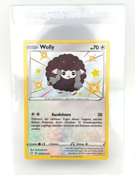 Pokemon Karte Wolly sv103/ sv122 SHINY HOLO RARE