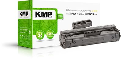 KMP H-T16 schwarz Tonerkartusche ersetzt HP LaserJet HP 92A (C4092A)
