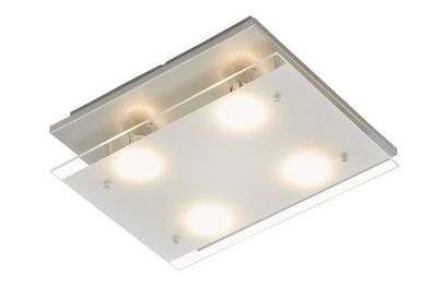 LED Deckenlampe mit Glas Birnen austauschbar 33x30cm