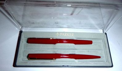 Parker, Set FH/ KS 15 Laque Rot, Neu in Originalbox