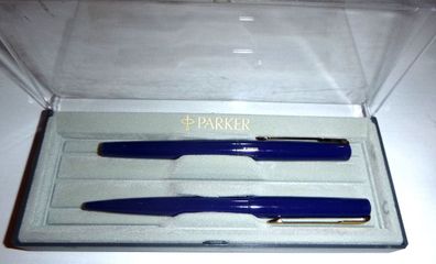 Parker, Set FH/ KS 15 Laque Blau, Neu in Originalbox