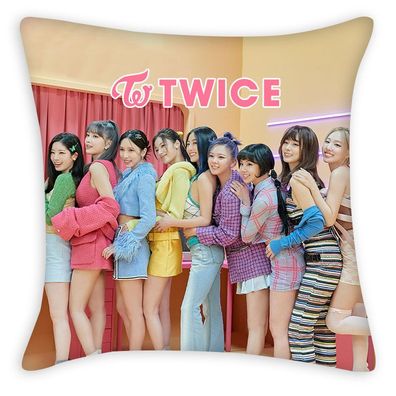 Ins TWICE Kopfkissen Album Doppelseitige Kissen DaHyun JiHyo Throw Kissen Couch Deco