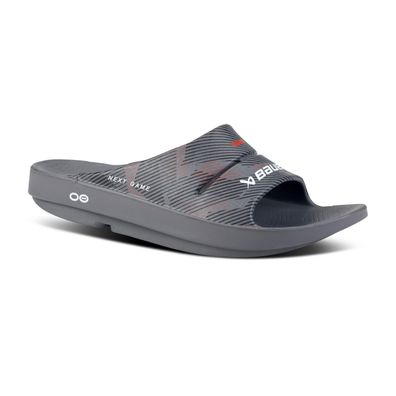 Bauer Sandalen OOFOS® Sport Slide grau