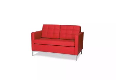 Wartezimmer Möbel Zweisitzer Rote Couch Polster Möbel Büro Einrichtung