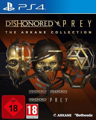 Arkane Collection PS-4 Dishonored + PreyUSK + AT - Bethesda - (SONY® PS4 / Shooter)