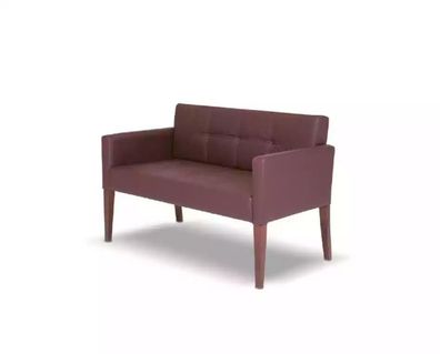 Rosa Zweisitzer Couch Arbeitszimmer Sofa Büromöbel Set Sofa Sitzmöbel