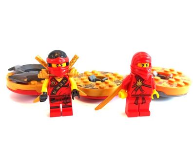 LEGO® Sortiment 2x Ninjago Minifiguren Kai + 3 Spinner