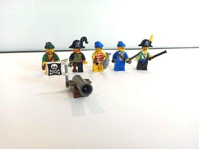 LEGO® Sortiment Sonderteile 5 Piraten Mini-Figuren mit Zubehör