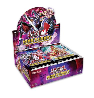 Yu-Gi-Oh! 24 Booster Display - King's Court - 1. Edition English Cards - sealed box