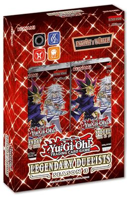 Yu-Gi-Oh! Legendary Duelists: Season 3 - 1. Auflage Box - 2 Booster - Deutsche Karten