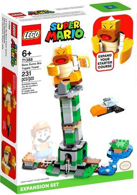 LEGO® Super Mario 71388 Kippturm mit Sumo-Bruder-Boss – Erweiterungsset - 231 Teile