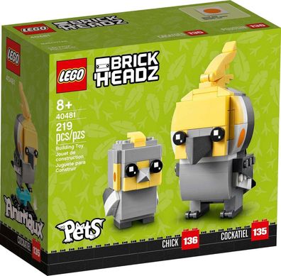 LEGO® BrickHeadz 40481 Nymphensittich - 219 Teile