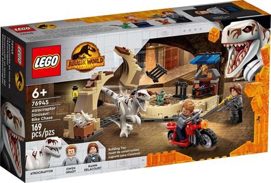 LEGO® Jurassic World 76945 Atrociraptor: Motorradverfolgungsjagd - 169 Teile