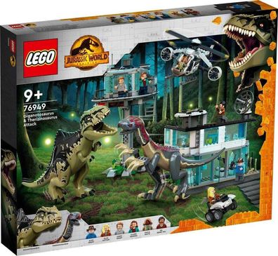 LEGO® Jurassic World 76949 Giganotosaurus & Therizinosaurus Attack - 810 Teile