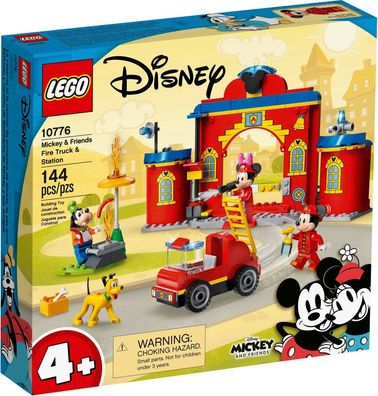 LEGO® Disney 10776 Mickys Feuerwehrstation und Feuerwehrauto - 144 Teile