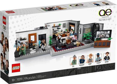LEGO® Icons (Creator Expert) 10291 Queer Eye – Das Loft der Fab 5 - 974 Teile