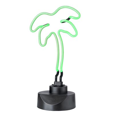 Neonlampe Palme grün XL Neonlicht Dekolampe Dekoleuchte Nachtlicht Kinderlampe